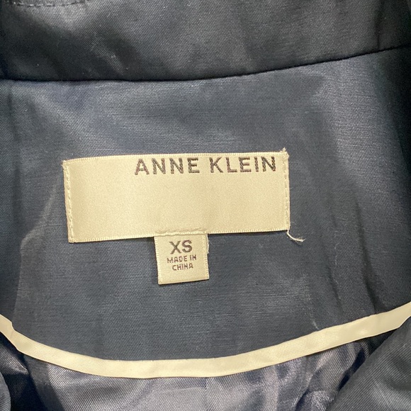 Anne Klein Double-Breasted Hooded Trench Coat - Picture 6 of 8